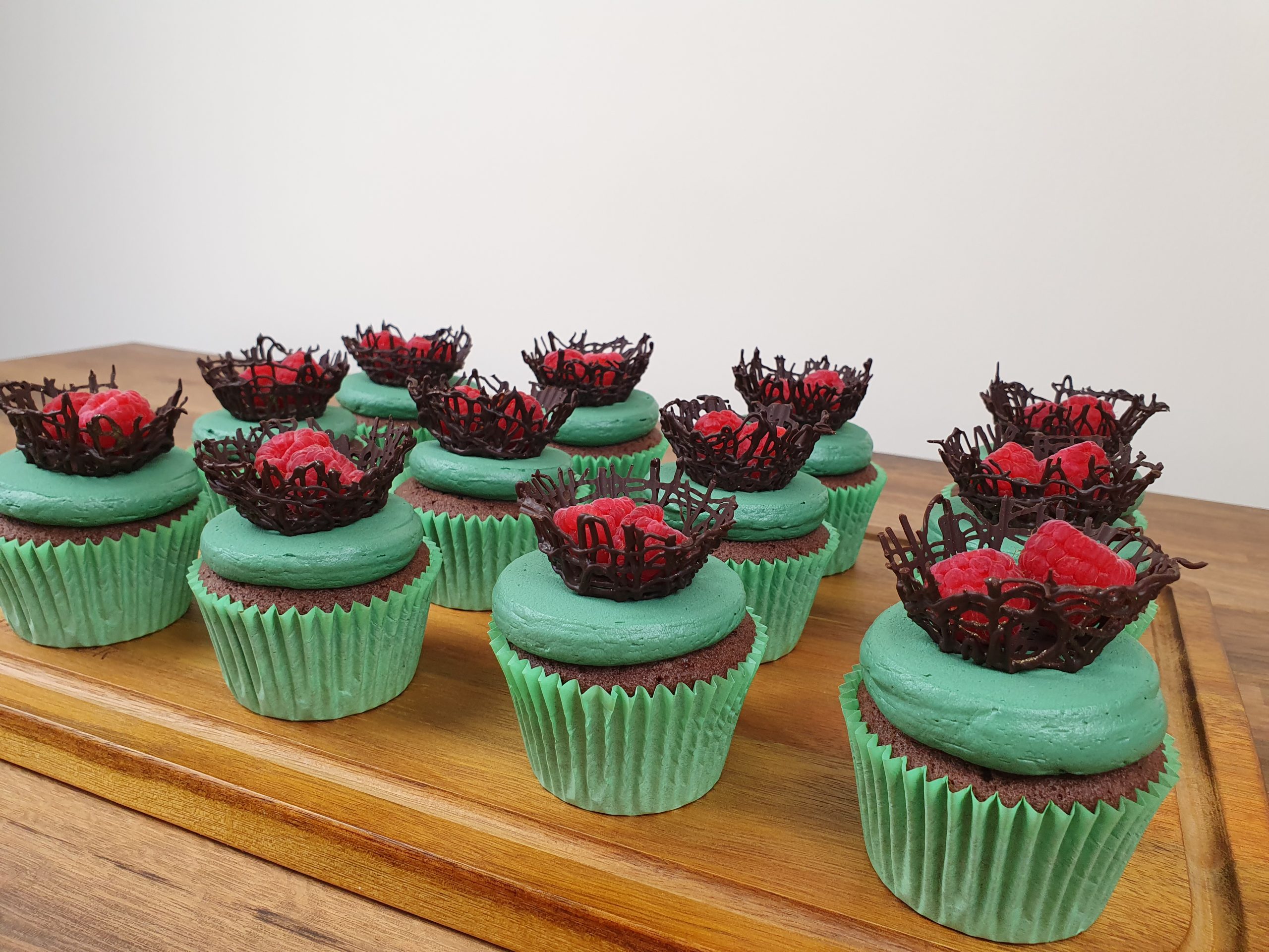 Holly Cupcakes by RiceCakes