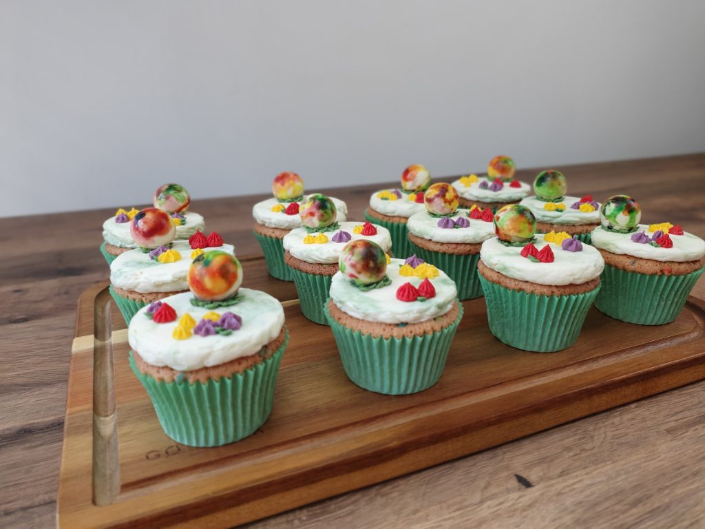 Wildflower Cupcakes by RiceCakes